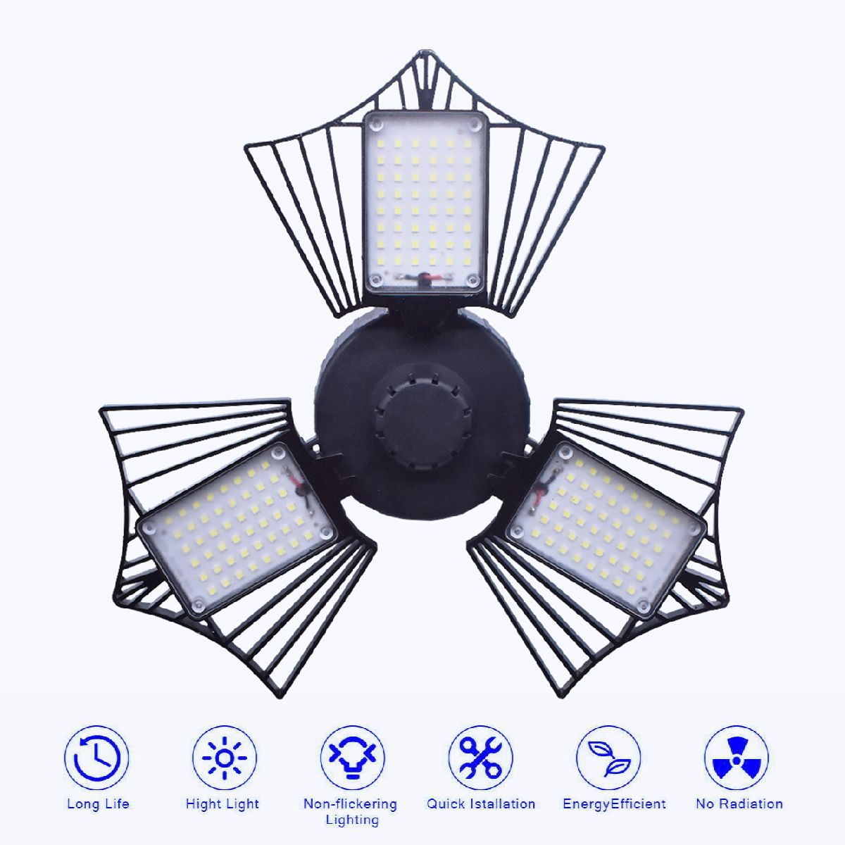 6080100W-LED-Garage-Lights-Deformable-Ceiling-Fixture-Workshop-Shop-Three-Leaf-1666775