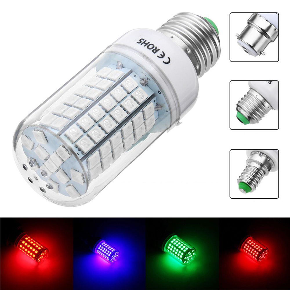 9W-E27-B22-E14-5050-SMD-Non-dimmable-LED-Corn-Light-Bulb-Spot-Lamp-Red-Green-Blue-AC110V-1301856