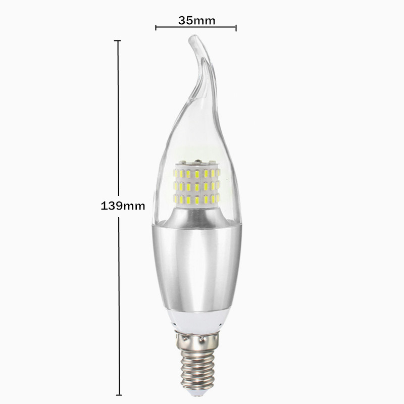 Dimmable-E27-E14-E12-7W-60-SMD-3014-LED-Pure-White-Warm-White-Sliver-Candle-Light-Lamp-Bulb-AC110V-1082668