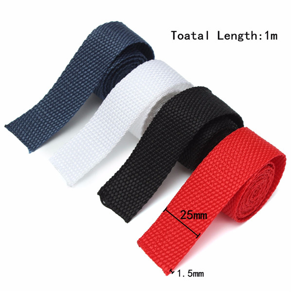 25x1000mm-Nylon-Webbing-DIY-Backpack-Craft-Strapping-Tape-1068048