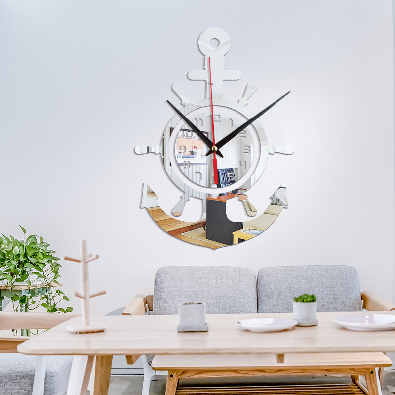 3D-Anchor-Helmsman-Sailor-Pirate-Ship-Mediterranean-Style-Wall-Personality-Clock-1606560