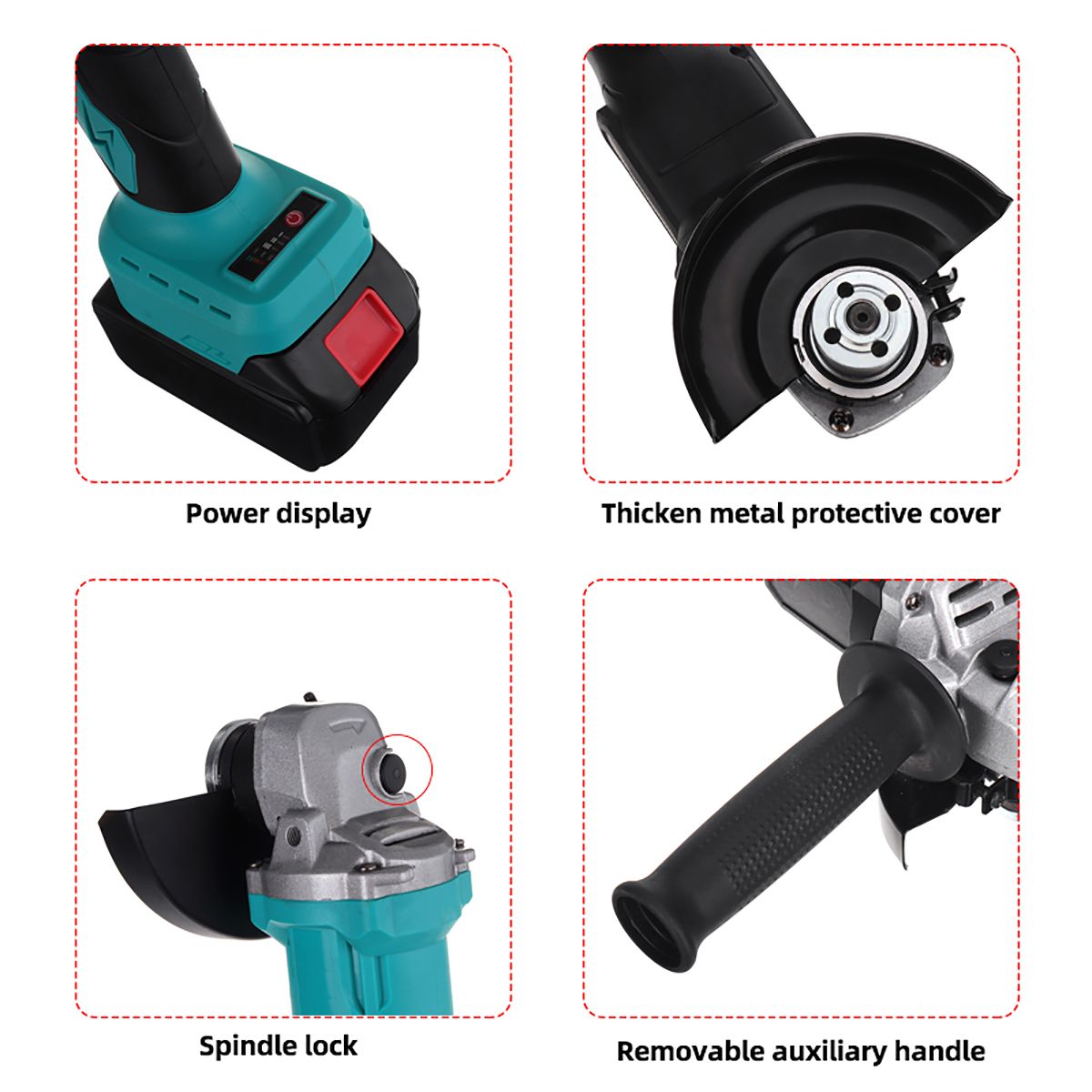 125mm18V-Cordless-Brushless-Angle-Grinder-Woodworking-Tool-For-Makita-Battery-1713408