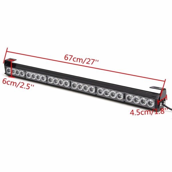 27inch-24-LED-White-Red-Emergency-Warning-Light-Bar-Traffic-Strobe-Flashing-Light-1107009