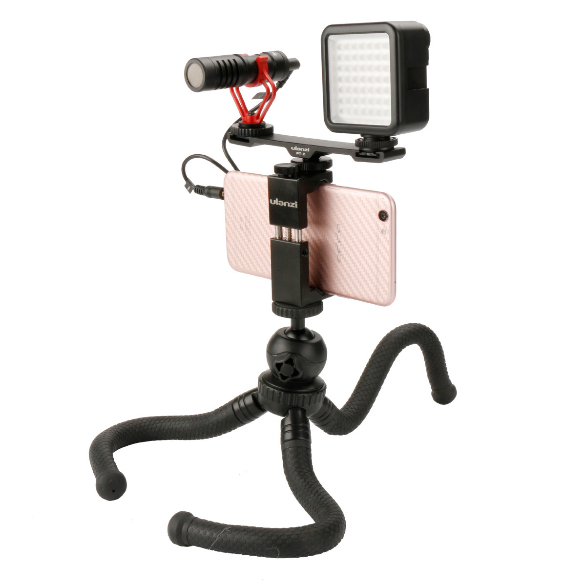 Ulanzi-PT-2-Dual-Cold-Shoe-Flash-Photography-14-Thread-Bracket-Plate-for-Microphone-Flash-Light-1290796