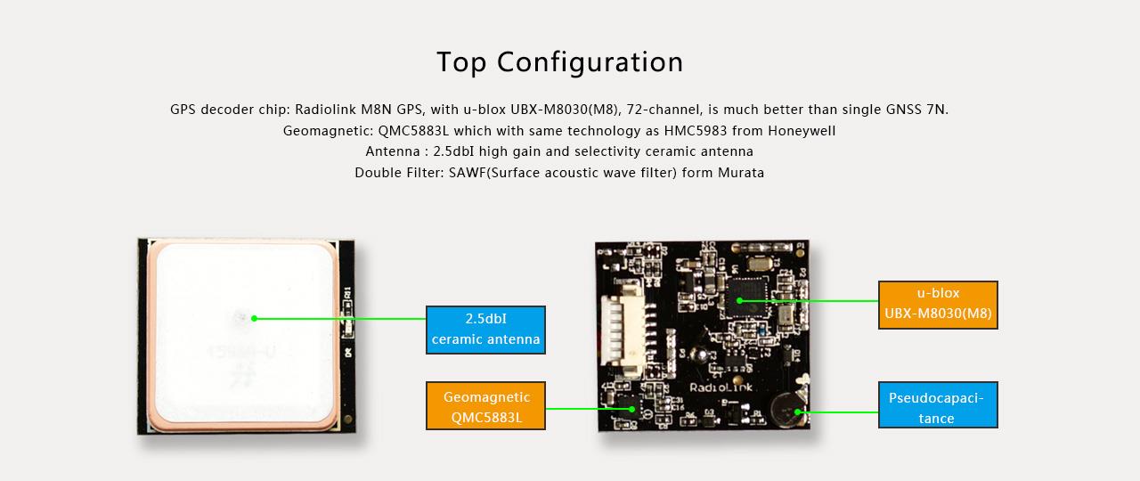 Radiolink-Mini-M8N-GPS-Module-UBX-M8030-For-Radiolink-Mini-PIX-F4-Flight-Controller-RC-Drone-FPV-Rac-1225211