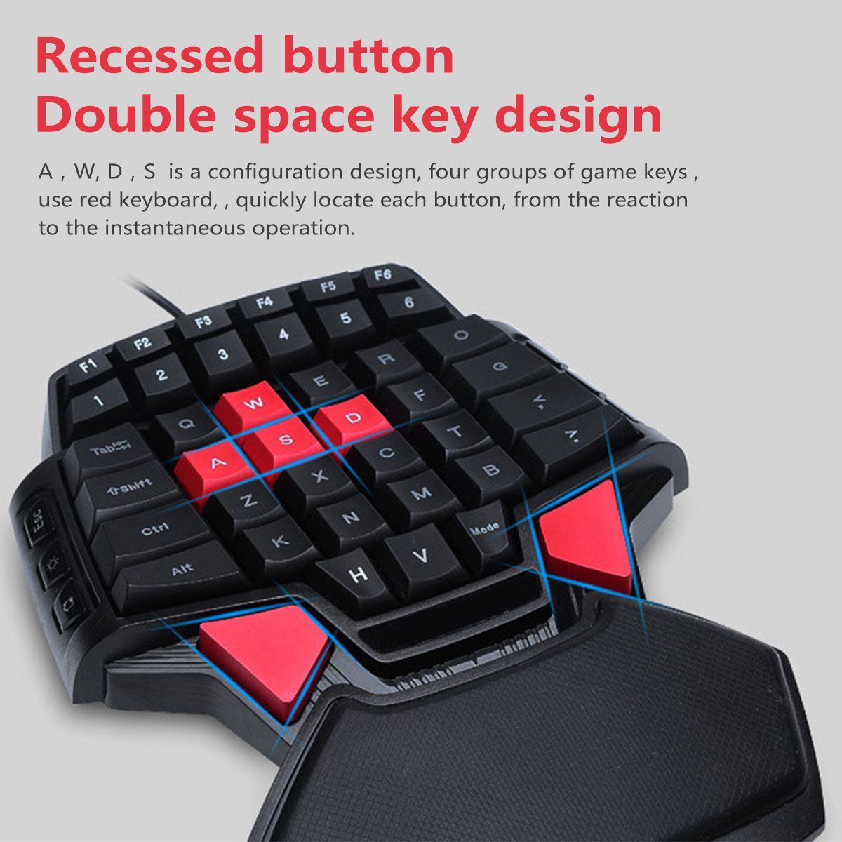 Single-Hand-Gaming-Keyboard-USB-Wired-Keypad-3200-dpi-Mouse-for-PS4-PC-Game-One-handed-Ergonomic-Key-1716549