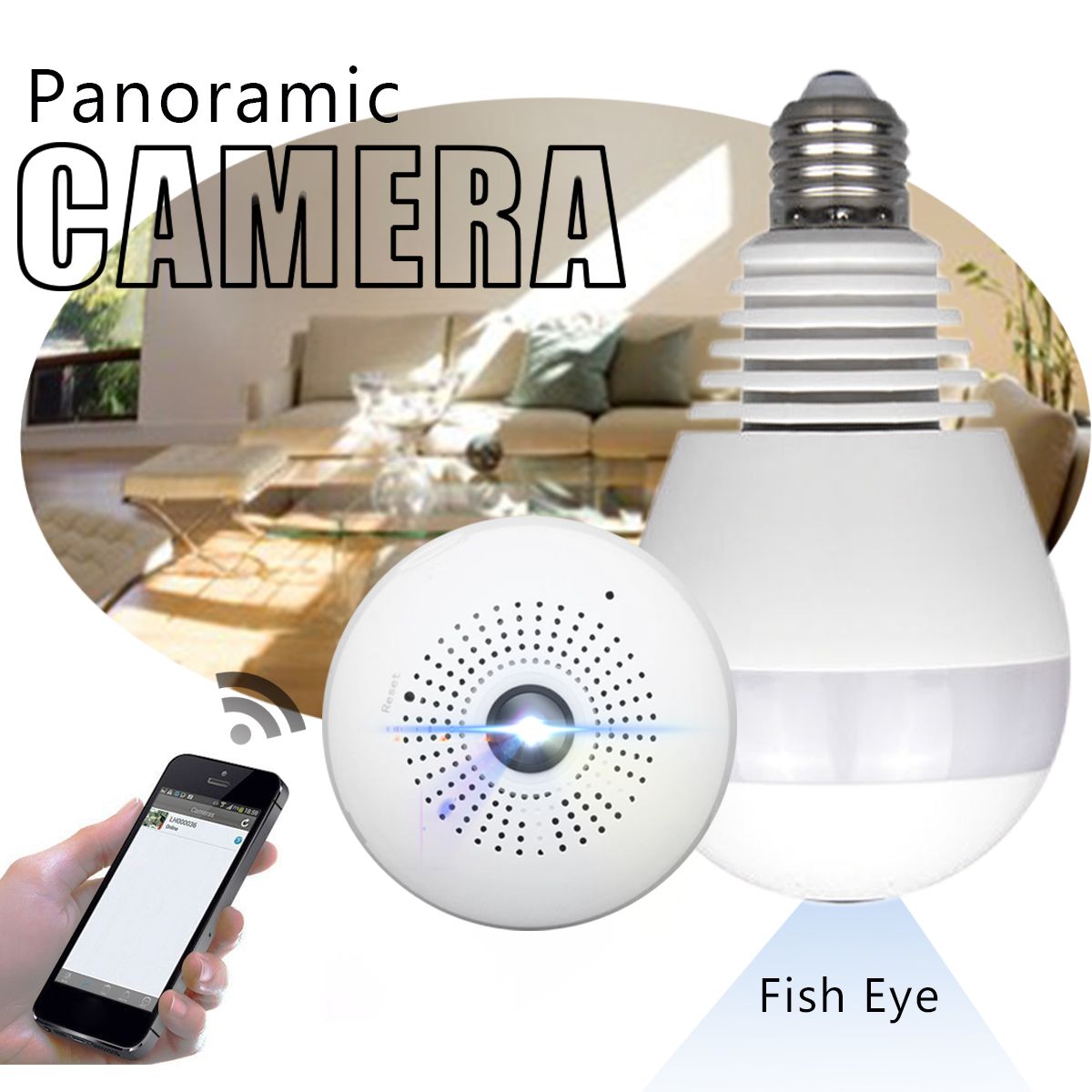 360deg-Panoramic-Hidden-Fisheye-Camera-LED-Light-Bulb-1080P-HD-Wifi-CCTV-Security-1209866