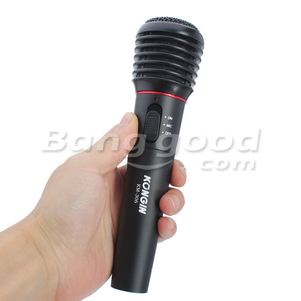 KONGIN-KM-306-Wireless-Microphone-With-Receiver-Range-15M-Electronic-72615