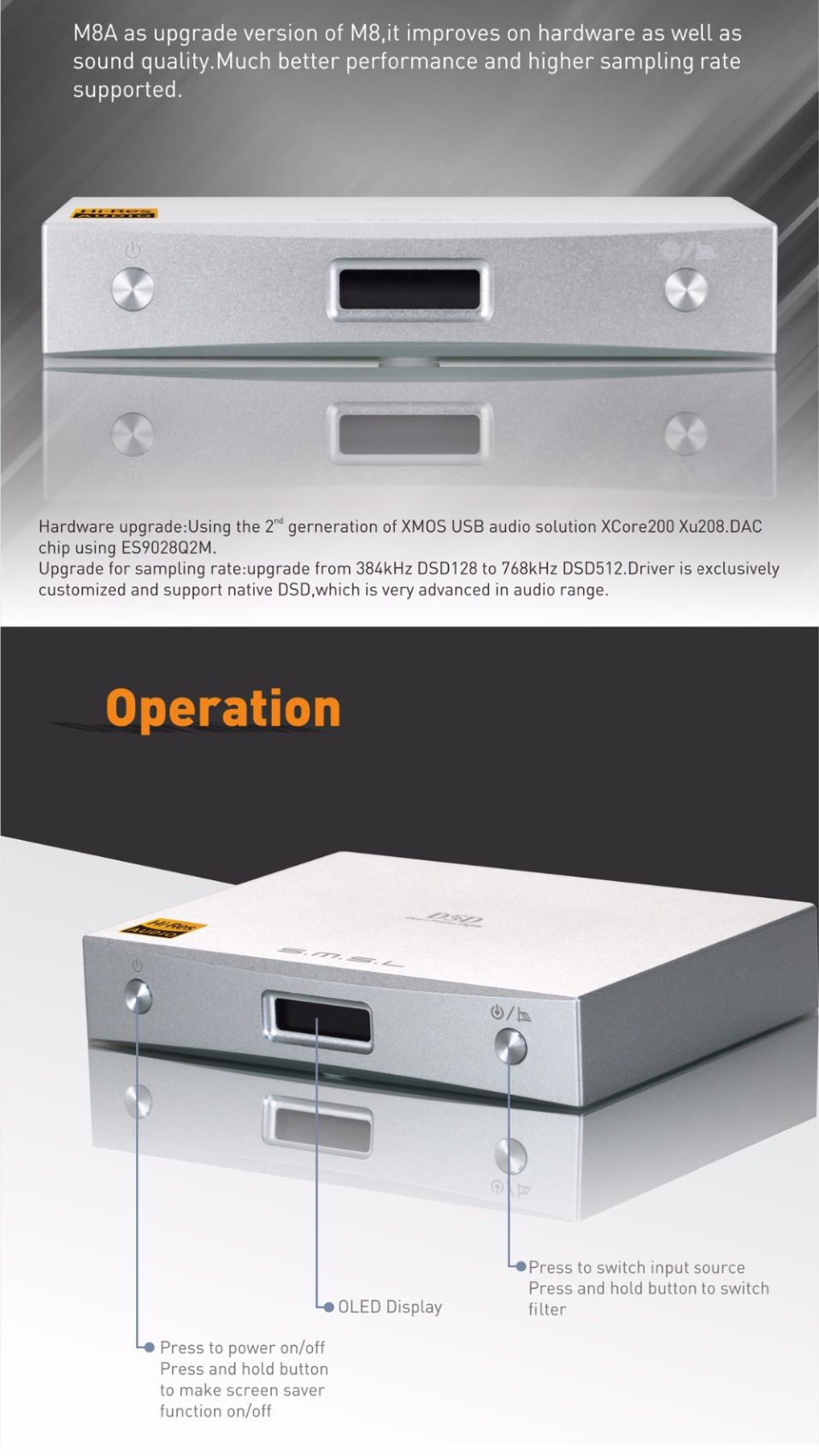 SMSL-M8A-DAC-DSD512768kHz-HIFI-Audio-Decoder-Amplifier-USB-Receive-XCroe200-Xu208-ES9028Q2M-CoaxialX-1361335