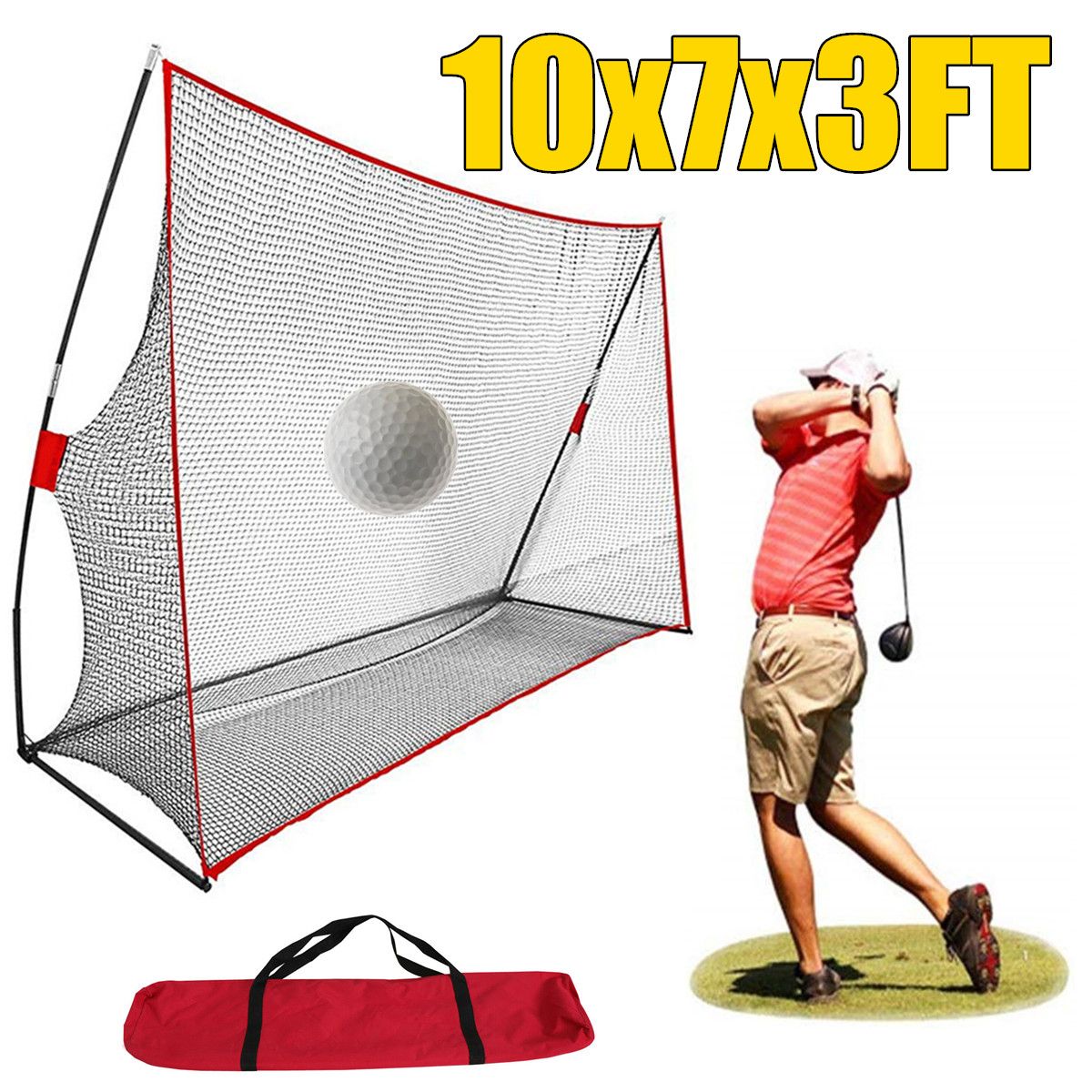 10-x-7FT-Foldable-Golf-Hitting-Practice-Net-Driving-Training-Aids-Carry-Bag-Storage-Net-1615904