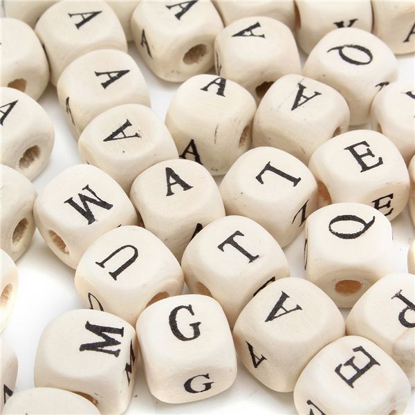 100Pcs-Natural-Mixed-Wooden-Alphabet-Letter-Cube-Craft-Charms-Beads-10mm-1122604