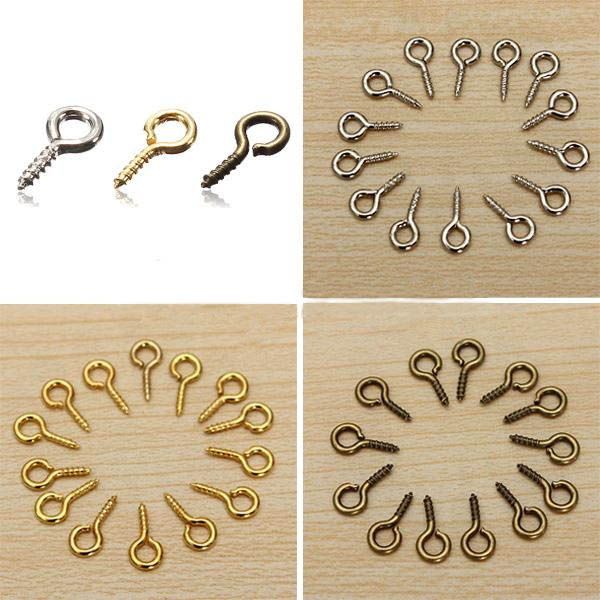 100pcs-Mini-Eye-Pins-Eyepins-Hooks-Eyelets-Screw-Threaded-Peg-8x35mm-936945