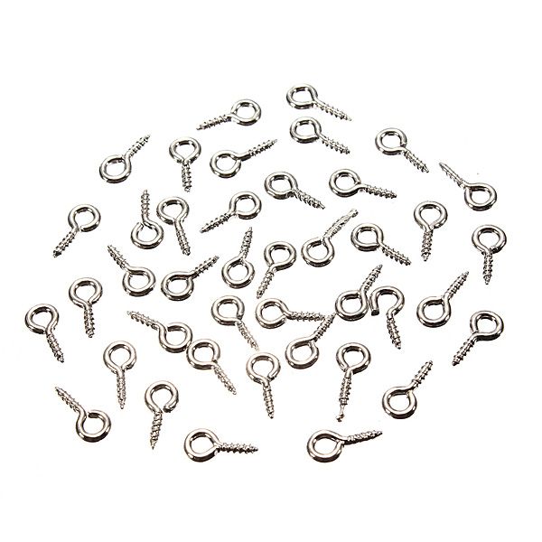 100pcs-Mini-Eye-Pins-Eyepins-Hooks-Eyelets-Screw-Threaded-Peg-8x35mm-936945