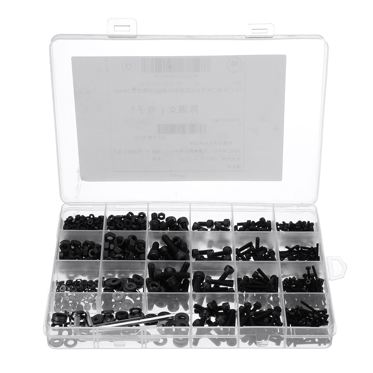 1060Pcs-M2-M3-M4-M5-Socket-Cap-Round-Button-Head-Bolt-Screws-Hex-Nut-Washer-Set-1761632