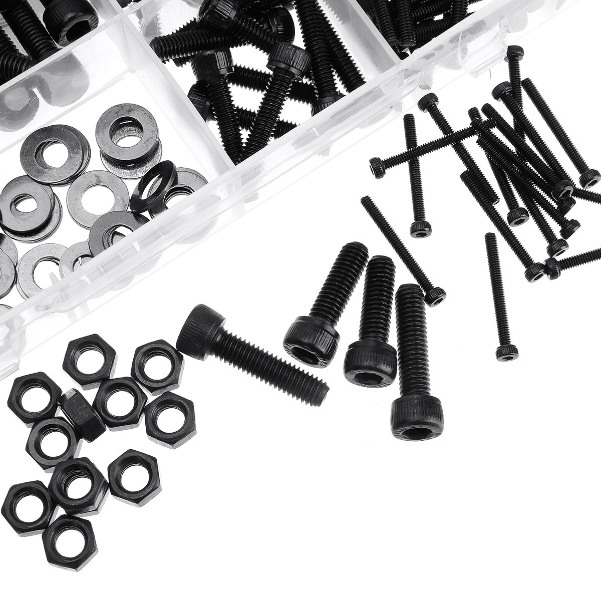 1060Pcs-M2-M3-M4-M5-Socket-Cap-Round-Button-Head-Bolt-Screws-Hex-Nut-Washer-Set-1761632