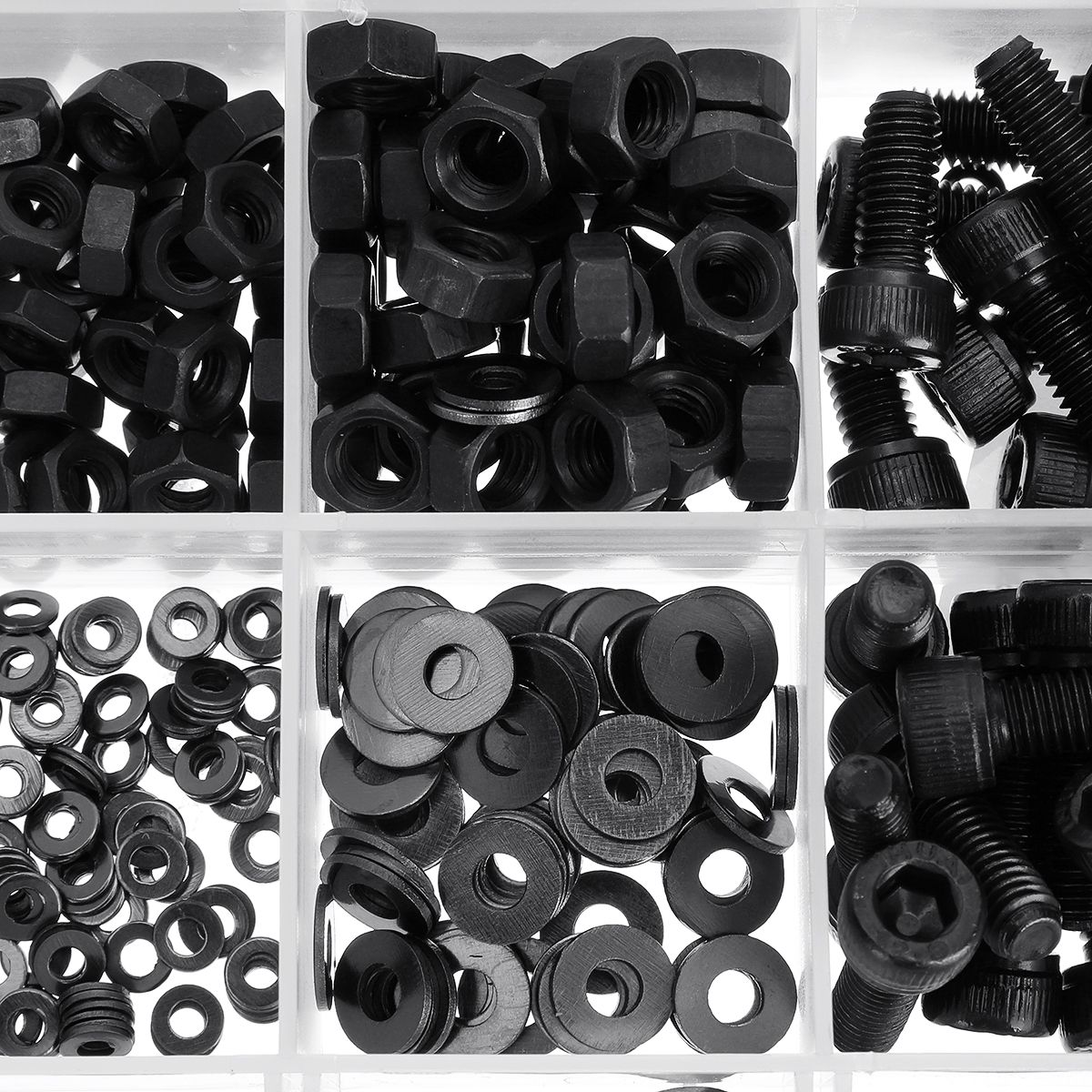 1060Pcs-M2-M3-M4-M5-Socket-Cap-Round-Button-Head-Bolt-Screws-Hex-Nut-Washer-Set-1761632