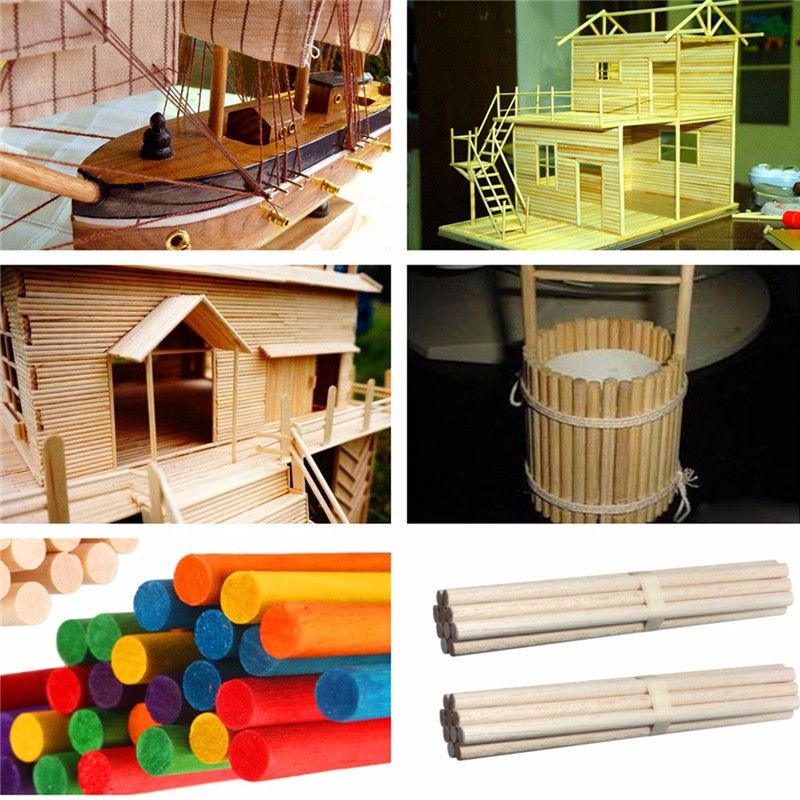 10Pcs-200mmx8mm-Round-Natural-Wood-Stick-Wooden-Dowel-Rod-for-DIY-Crafts-Model-1200278