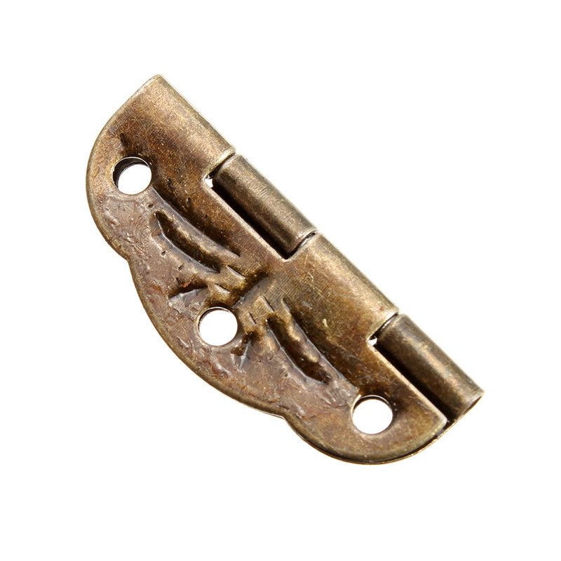 10Pcs-30mmx22mm-Antique-Bronze-Door-Butt-Hinges-Cabinet-Gate-Closet-Butt-Hinges-With-Screws-1254760