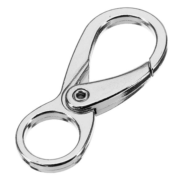 10Pcs-45mm-Silver-Zinc-Alloy-Double-Eye-Shaped-Spring-Snap-Hook-with-11mm-Round-Ring-1152646