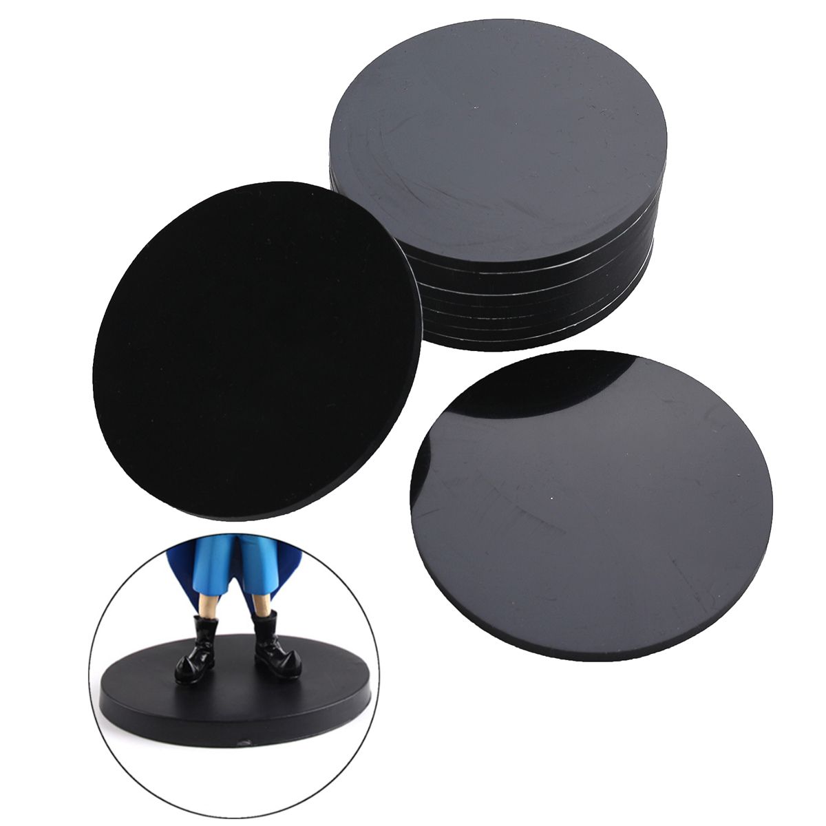 10Pcs-80mm-Round-Black-Silicone-Oval-Model-Bases-Support-for-Wargames-Table-Games-1268426