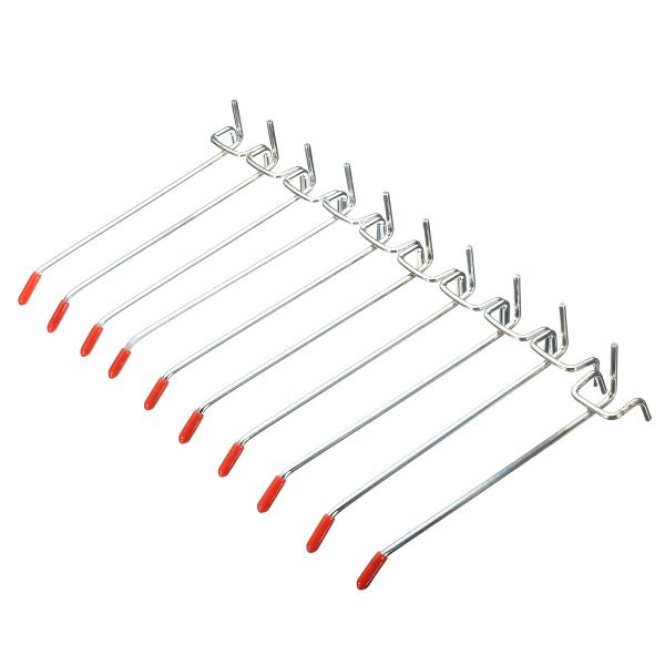 10Pcs-Stainless-Steel-Wall-Display-Hooks-for-Coat-Shop-Slatwall-Panel-10-times-150MM-1085252