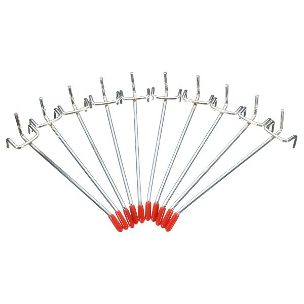 10Pcs-Stainless-Steel-Wall-Display-Hooks-for-Coat-Shop-Slatwall-Panel-10-times-150MM-1085252