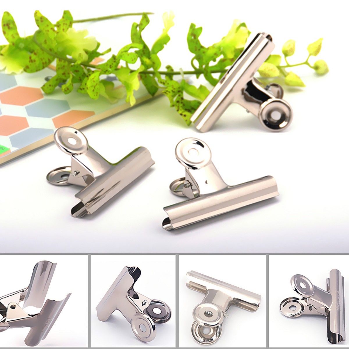 10pcs-31mm-Stainless-Steel-Silver-Bulldog-Clips-Money-Letter-Paper-File-Clamps-1051409