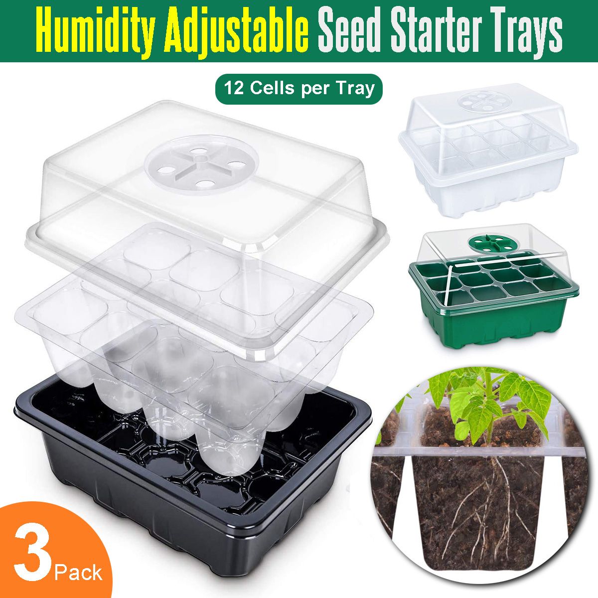 12-Cells-Grain-Trays-Grainling-Starter-Tray-Humidity-Adjustable-Plant-Starting-Kit-With-Dome-And-Bas-1754240