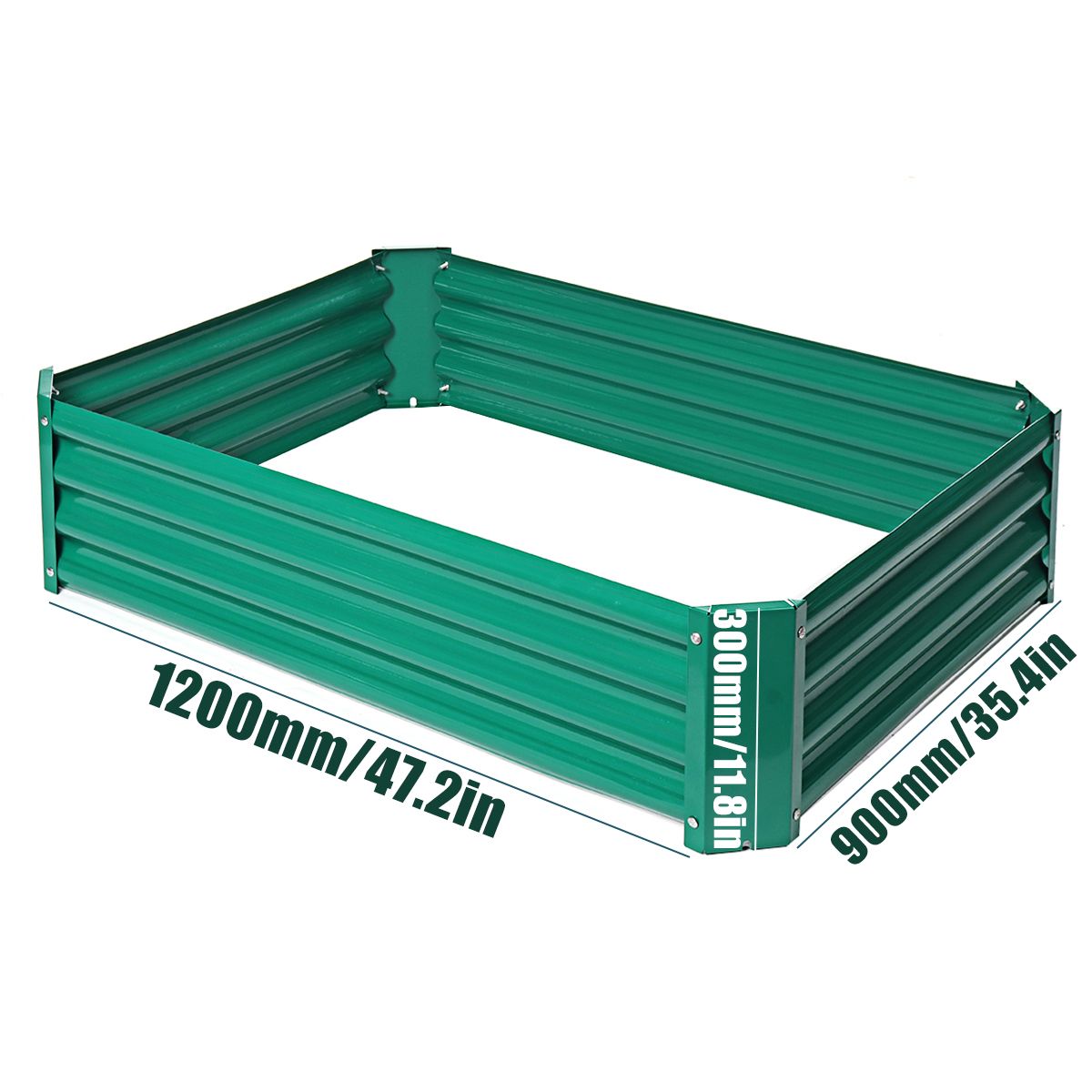 1200x900x300mm-Raised-Steel-Garden-Bed-Planter-Box-Outdoor-Vegetable-Flower-Herbs-Tray-Pot-1711013