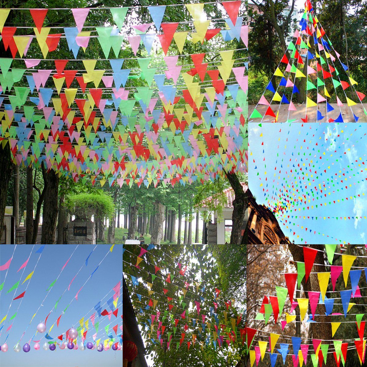 125ft-Multicolors-Triangle-Pennant-Flag-Party-Wedding-Birthday-Banner-Bunting-Decorations-1128722