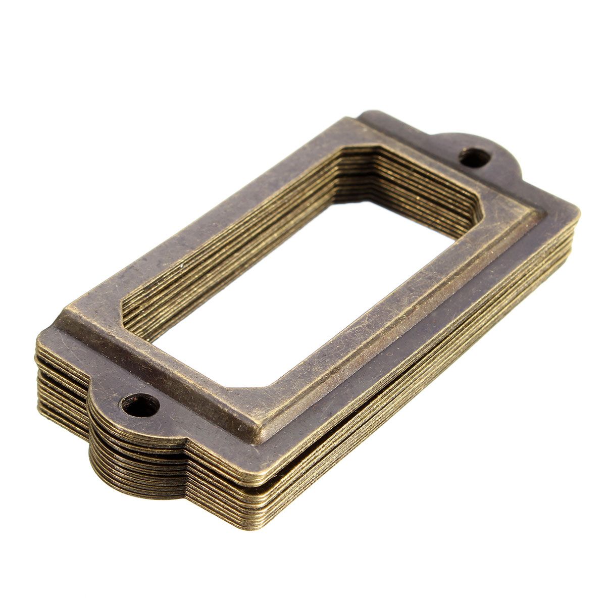 12Pcs-Antique-Brass-Metal-Label-Pull-Frame-Handle-File-Name-Card-Holder-For-Furniture-Cabinet-Drawer-1012081