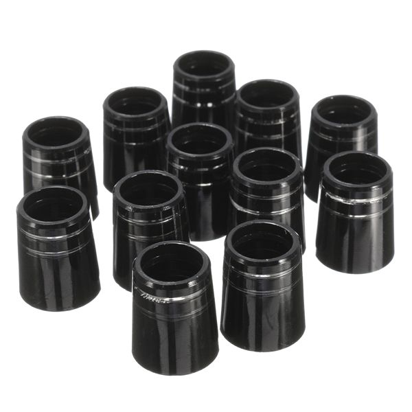 12Pcs-Black-Plastic-Golf-Tip-Ferrules-Rings-Adapters-For-375-and-350-Iron-Shafts-1070420