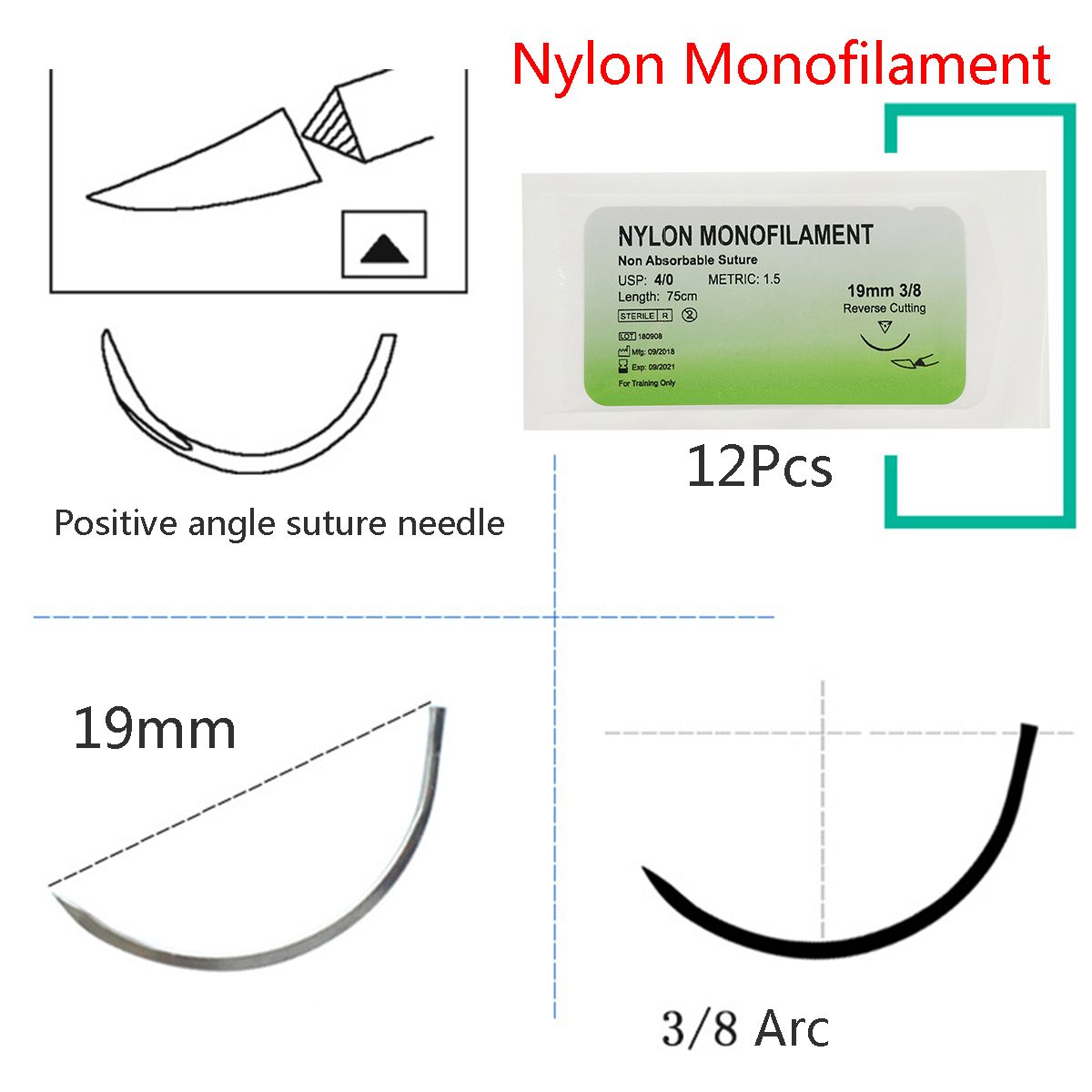 12PcsSet-Nylon-Monofilament-Medical-Thread-w-Needle-Suture-Training-Practice-Student-Training-1454773