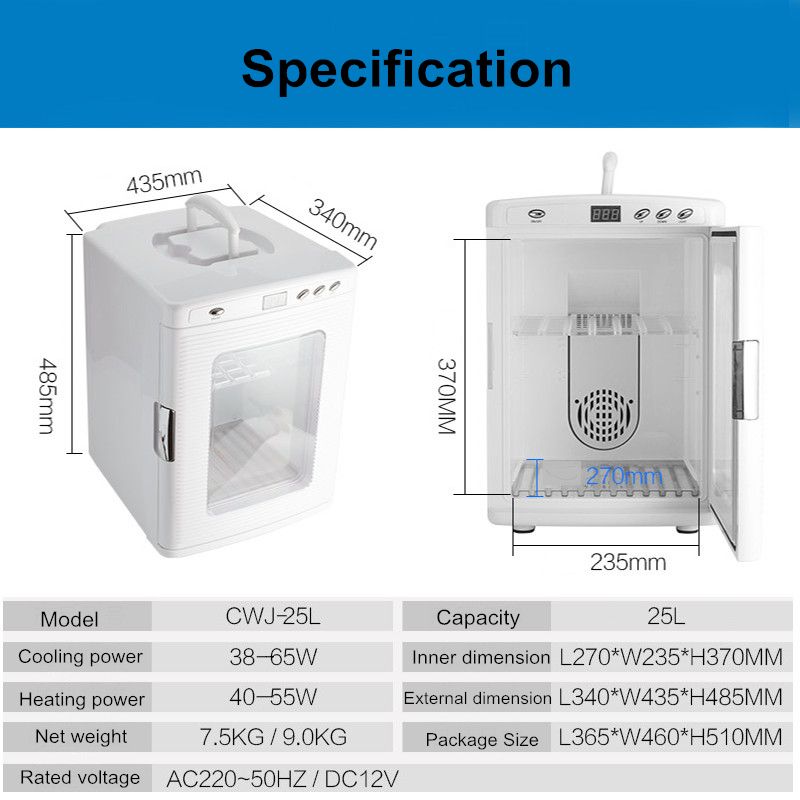 12V220V-25L-Food-Fridge-Warmer-Cooler-Refrigerator-Box-Thermoelectric-Reptile-Egg-Incubator-1346636