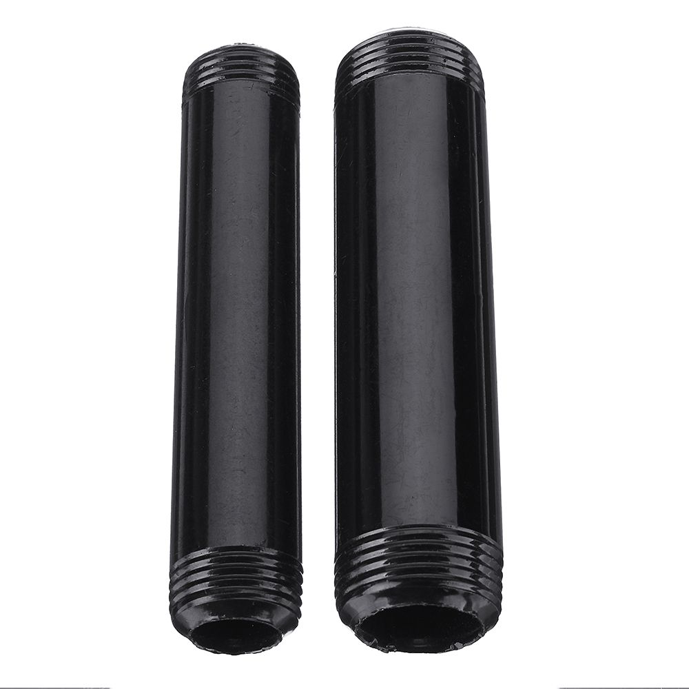 12quot-34quot-BSP-Male-x-4quot-Length-Industrial-Black-Iron-Pipe-Nipple-Fitting-Carbon-Steel-10cm-1349085