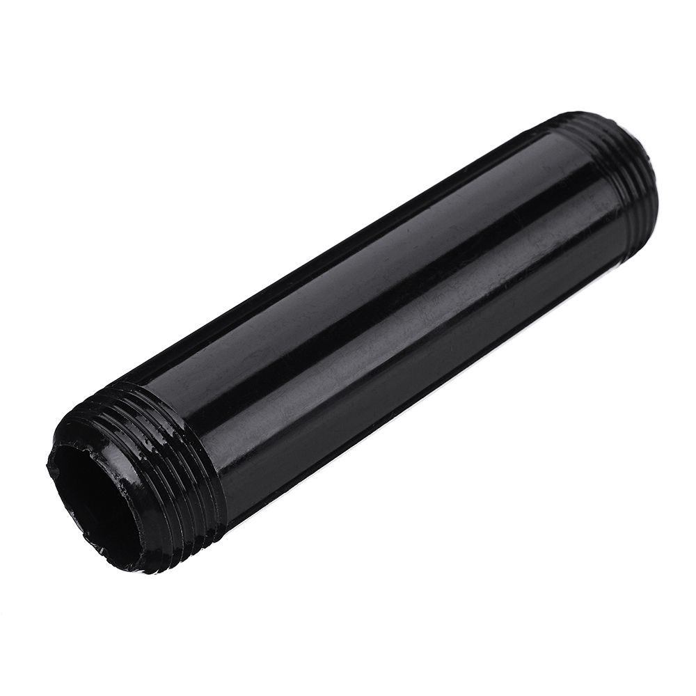 12quot-34quot-BSP-Male-x-4quot-Length-Industrial-Black-Iron-Pipe-Nipple-Fitting-Carbon-Steel-10cm-1349085