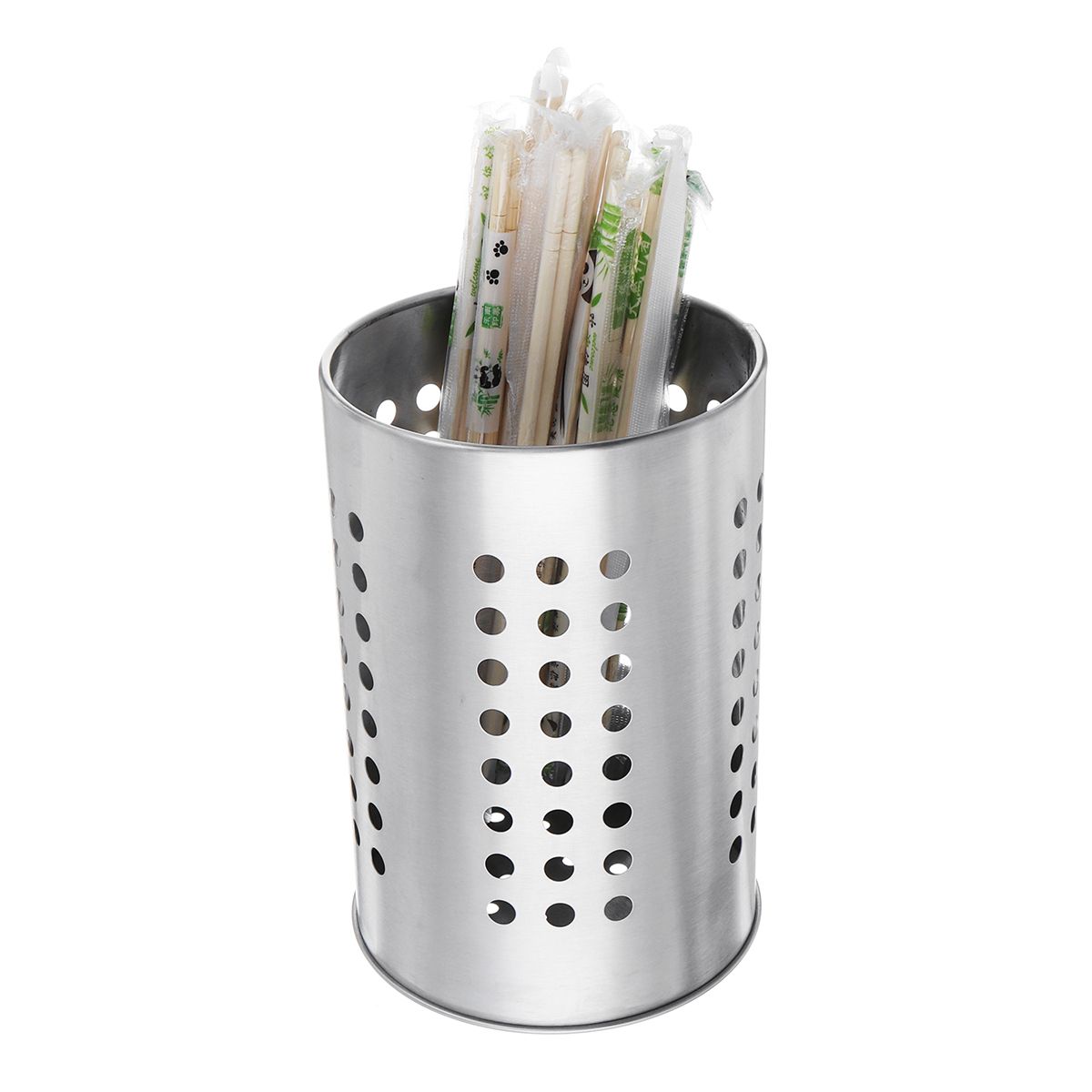 12x18cm-Stainless-Steel-Chopsticks-Organizer-Drain-Basket-Rack-Kitchen-Tableware-Storage-Holder-1331779