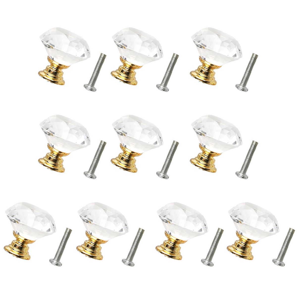 1410PCS-Gold-Base-30mm-Clear-Crystal-Door-Knobs-Kitchen-Cabinet-Drawer-Pull-Handle-1453793