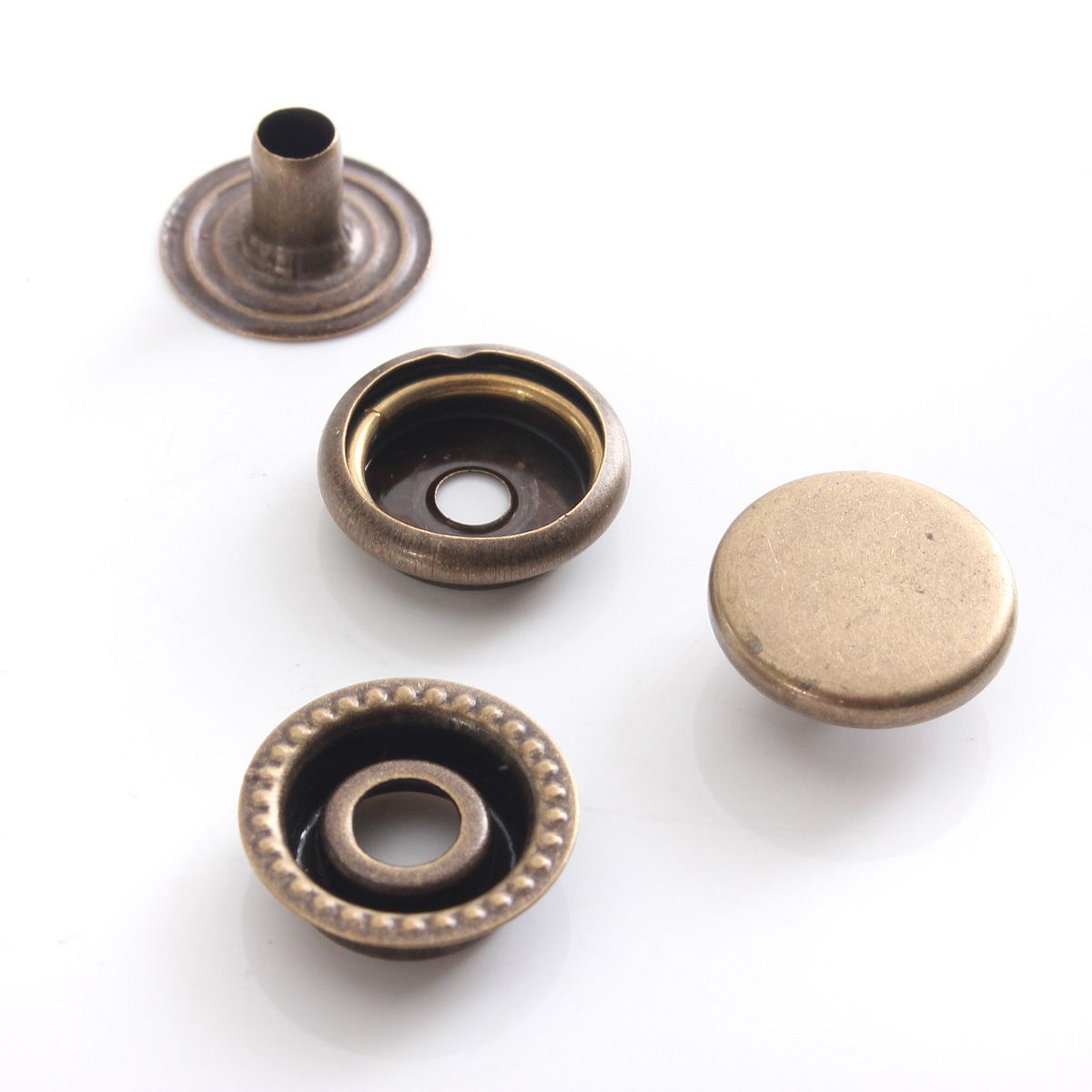 1517mm-Brass-Bronze-Snap-Fastener-Popper-Press-Stud-Rivet-Sewing-Leather-Buttons-Craft-1441904