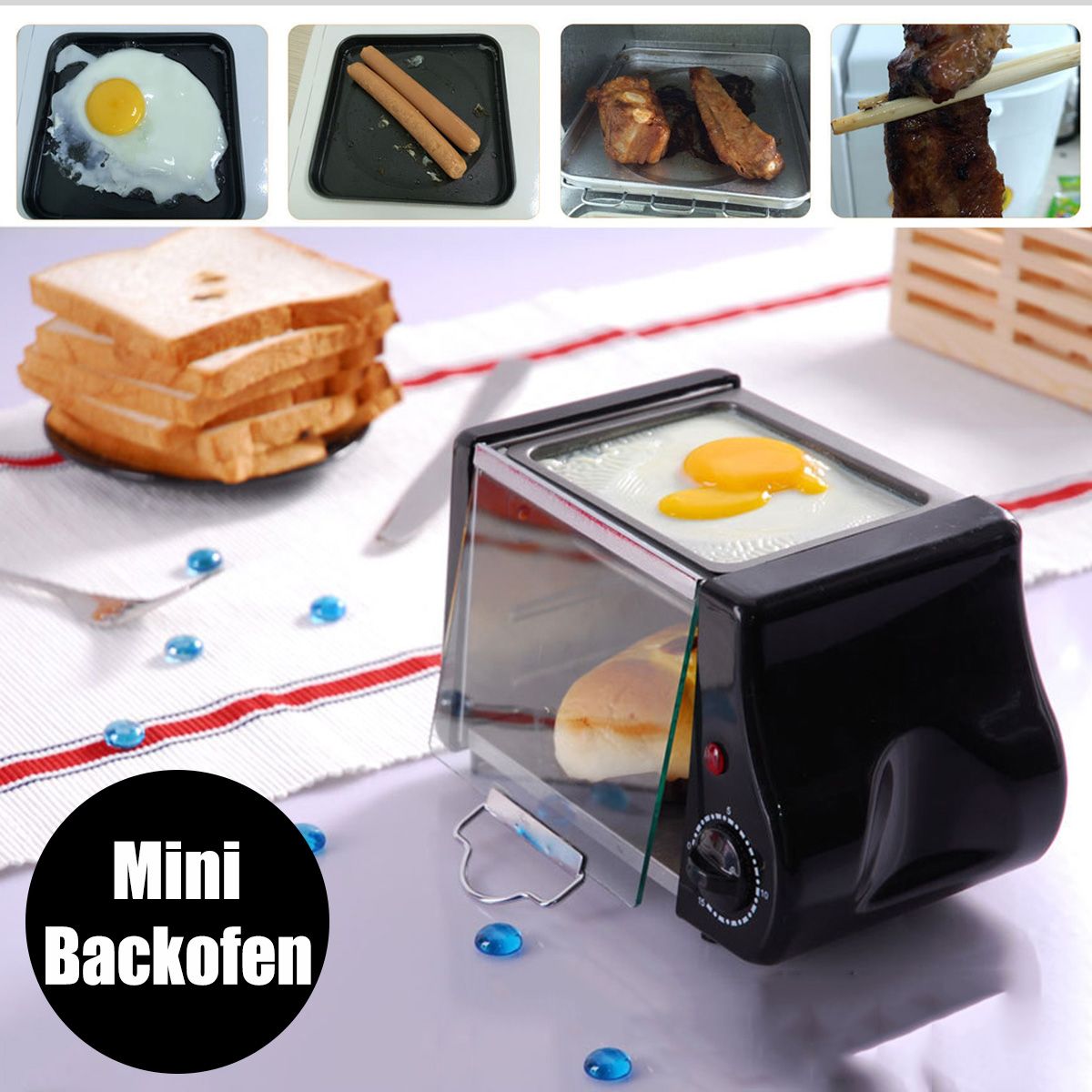 15L-Electric-Mini-Oven-Toaster-Bread-Baking-Frying-Pan-Eggs-Omelette-Kitchen-1536047