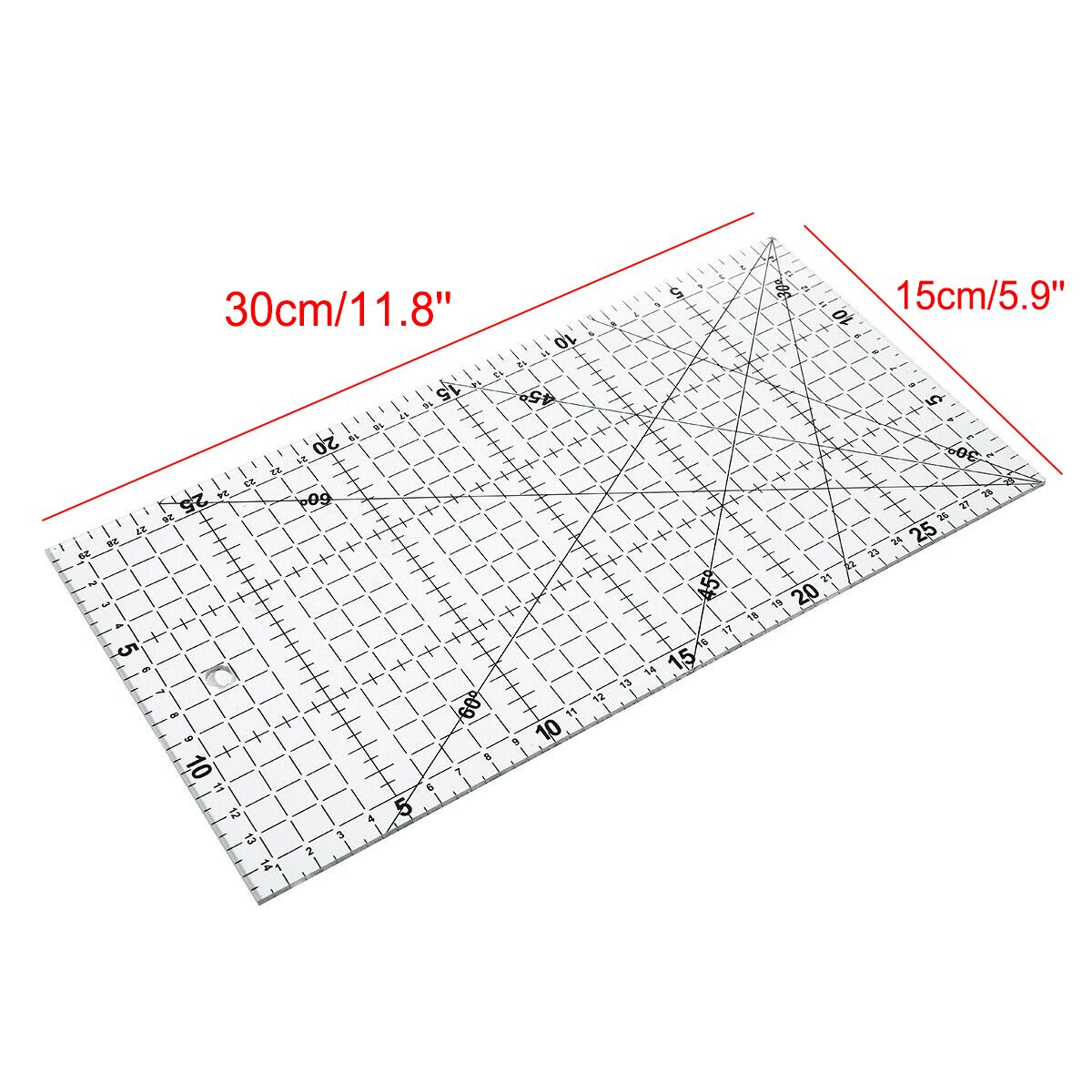 15x30cm-Acrylic-Patchwork-Ruler-Tailor-Craft-Quilting-Tools-Cutting-Transparent-1707056