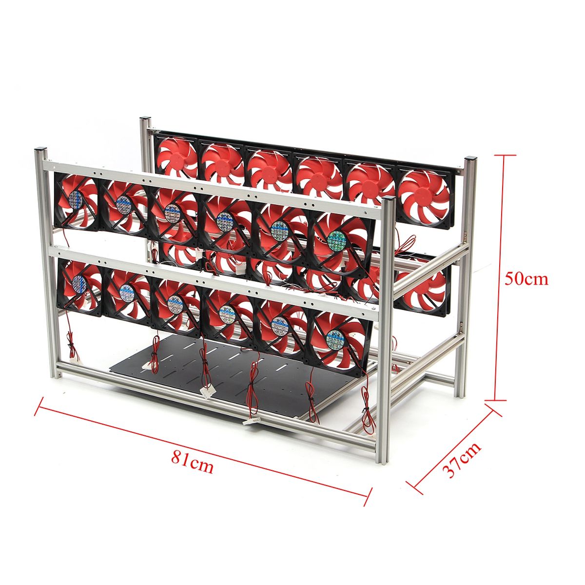 16-GPU-Steel-Coin-Miner-Mining-Frame-Steel-Case-LED-Light-With-24-Fans-For-ETH-ZECBTB-1264446