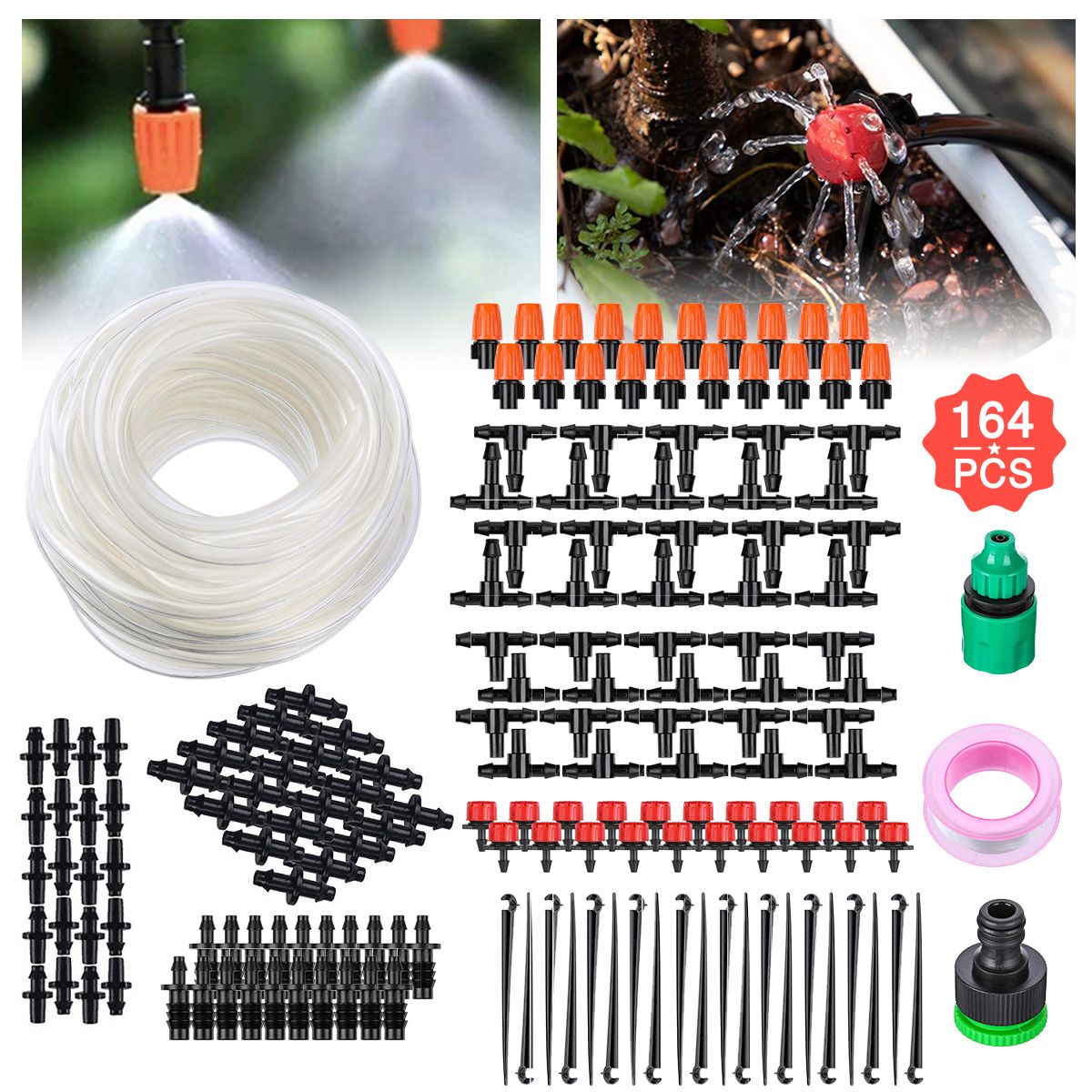 164pcs-Drip-Irrigation-System-Micro-Drip-Irrigation-Kit-DIY-Patio-Plant-Watering-Kit-Garden-Irrigati-1517591