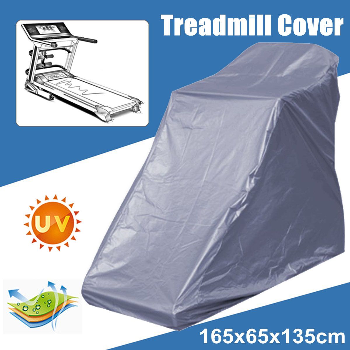 165x65x135cm-Waterproof-Treadmill-Cover-Running-Jogging-Machine-Dust-Shelter-Protection--1351838