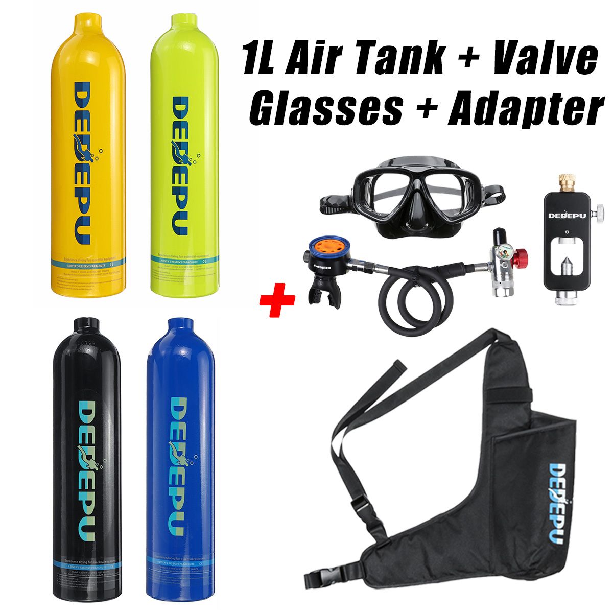 1L-MIni-Scuba-Oxygen-Cylinder-Air-Tank-Underwater-Breathing-Diving-Valve-Kit-Set-1692307