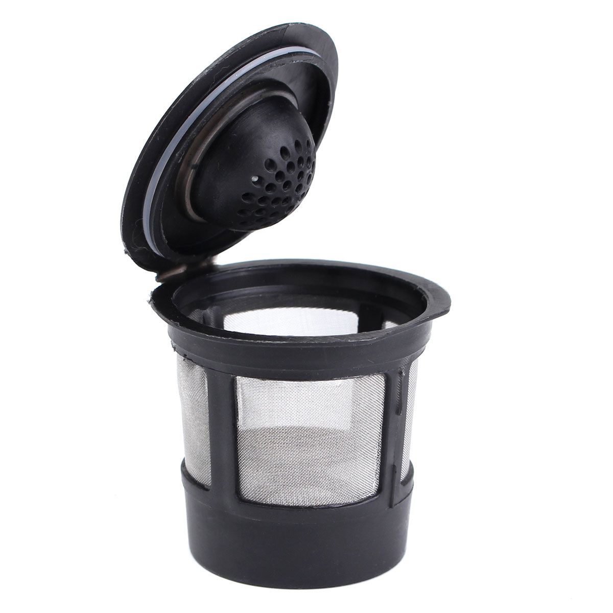 1Pcs-Stainless-Mesh-Black-Reusable-Single-Cup-Keurig-Solo-Filter-Pod-K-Cup-Coffee-1260130