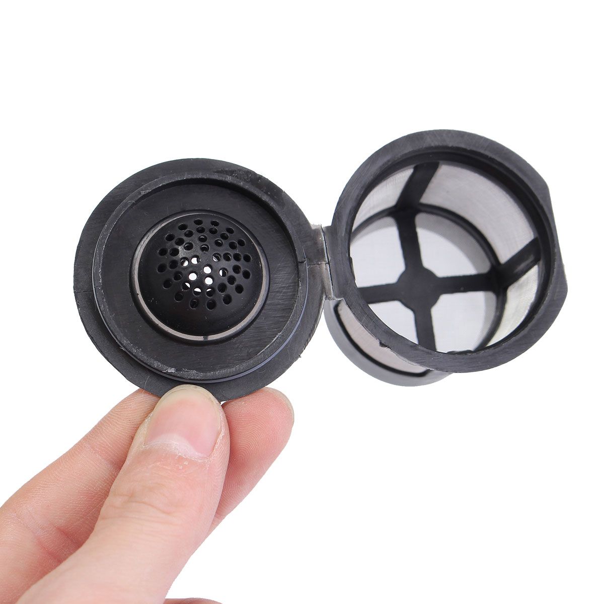 1Pcs-Stainless-Mesh-Black-Reusable-Single-Cup-Keurig-Solo-Filter-Pod-K-Cup-Coffee-1260130