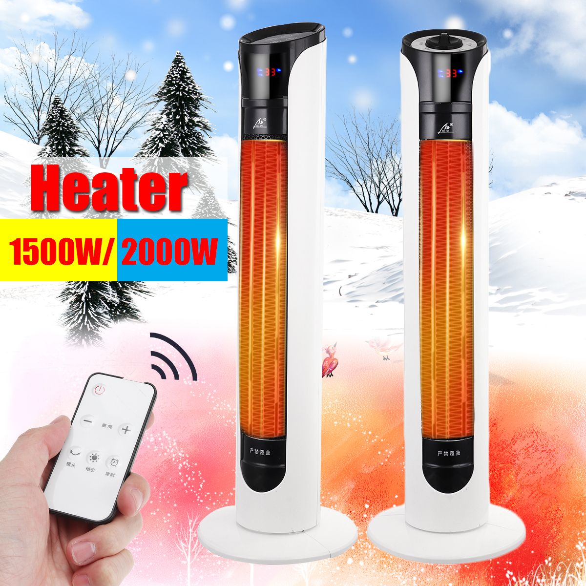 2000W-220V-PTC-Adjustable-Heating-Electric-Heater-Home-Air-Warmer-Tower-Fan-Remote-Control-1384373