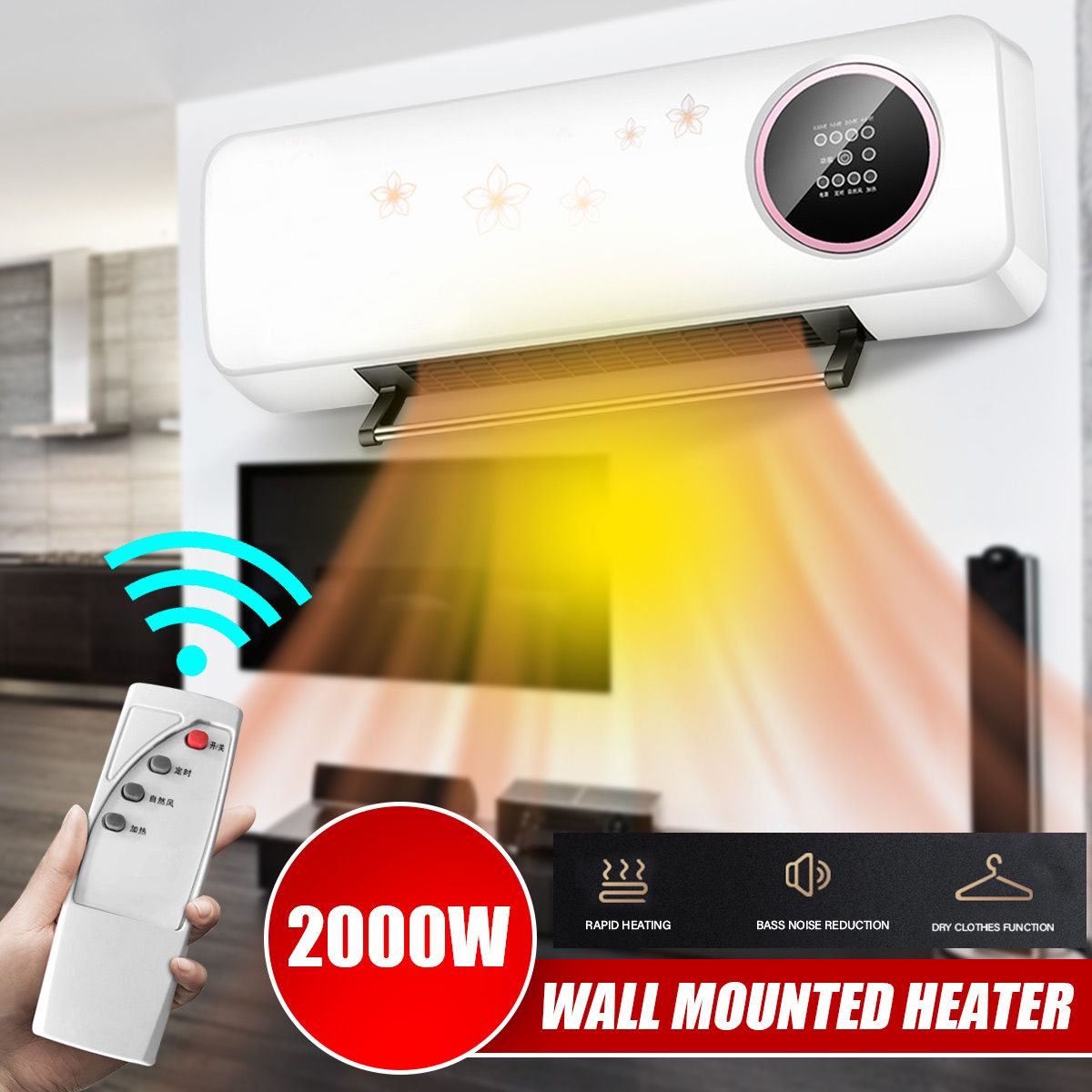 2000W-Electric-Timing-Wall-Mounted-Heater-Space-Heating-Air-Conditioner-W-Remote-1408861