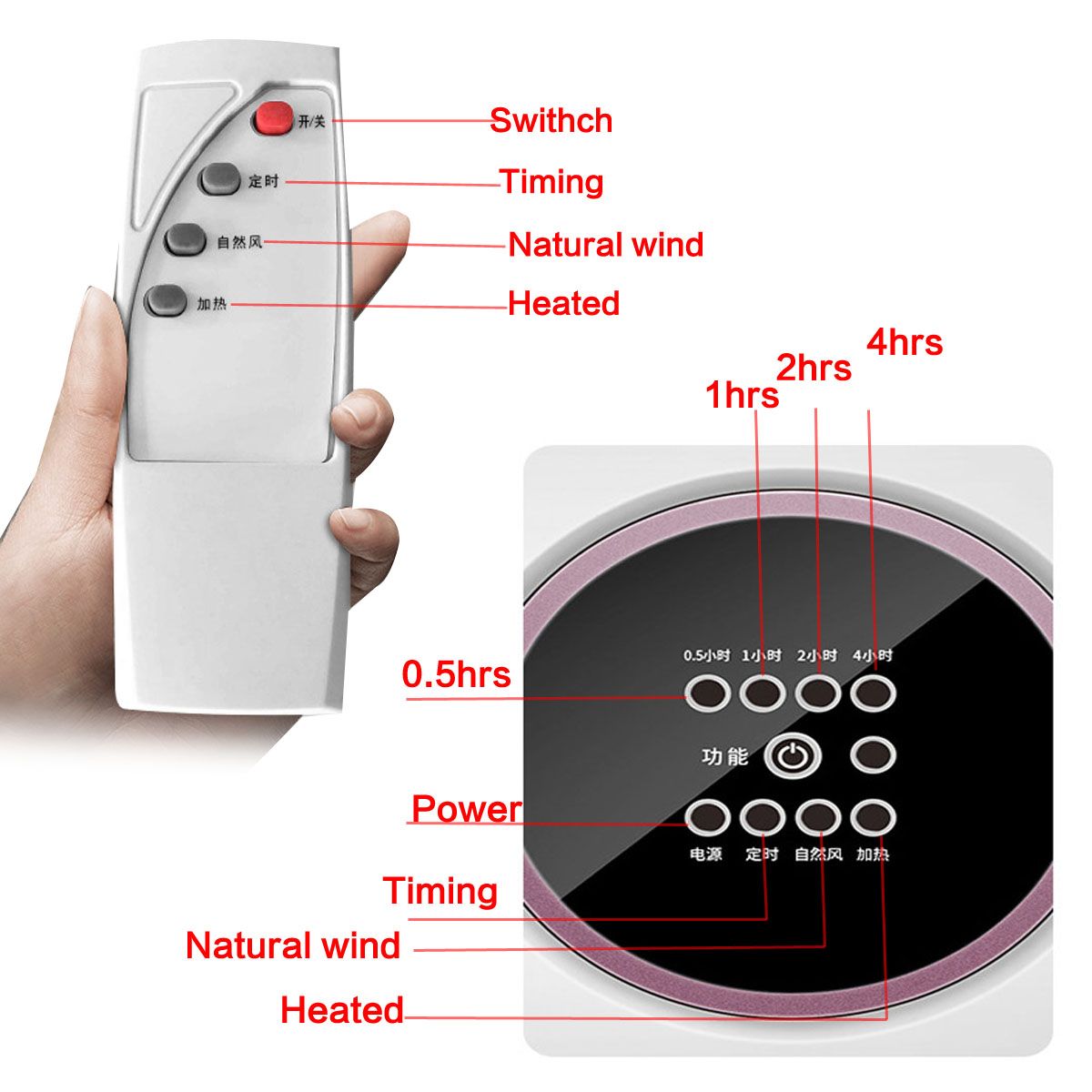 2000W-Electric-Timing-Wall-Mounted-Heater-Space-Heating-Air-Conditioner-W-Remote-1408861